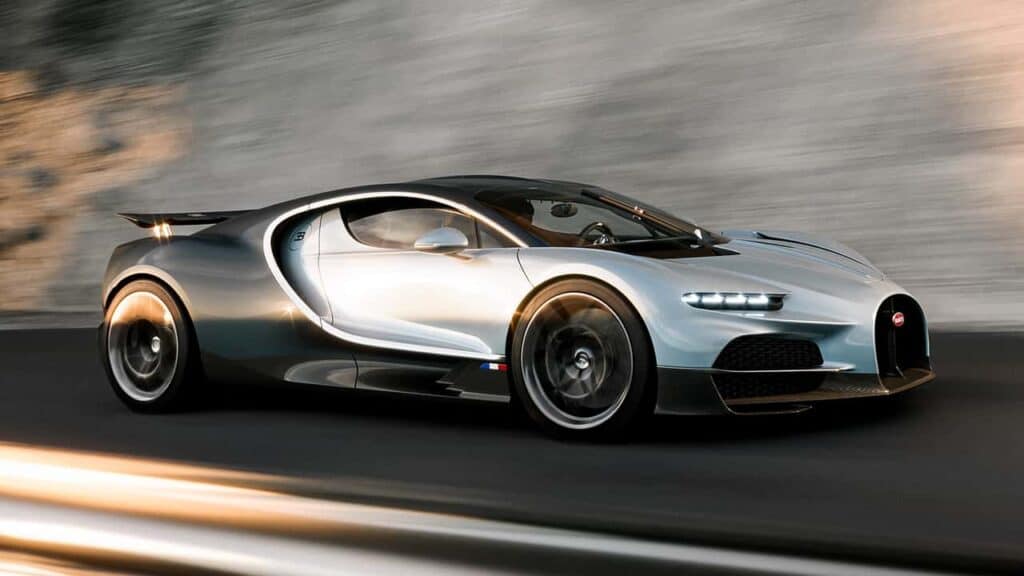 Bugatti Tourbillion driving