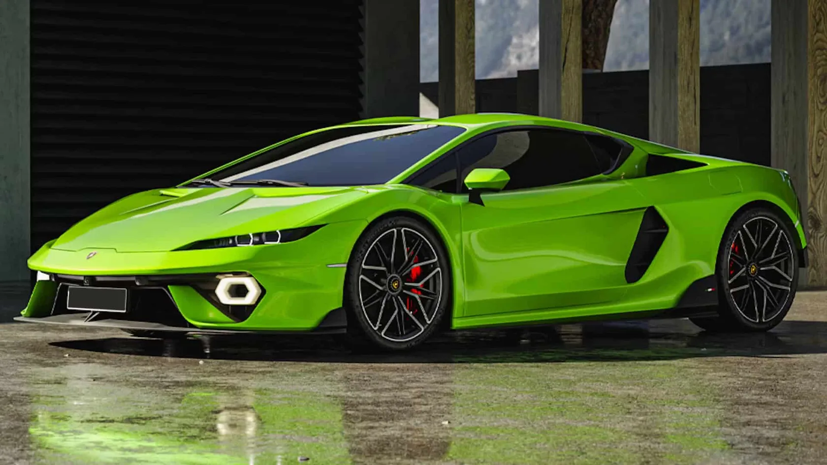 Lamborghini Temerario Front 3-Quarter