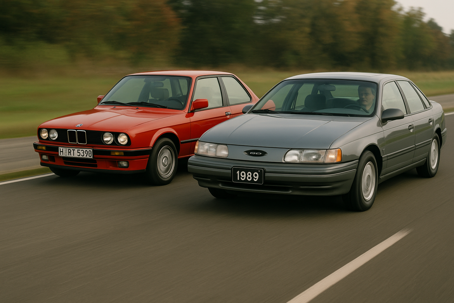 Ford Taurus SHO in silver